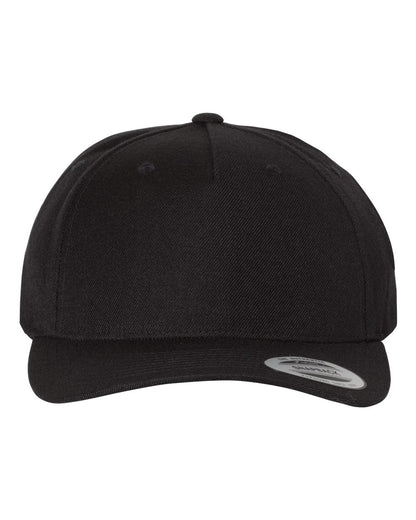 Premium Five-Panel Curved Visor Snapback Cap