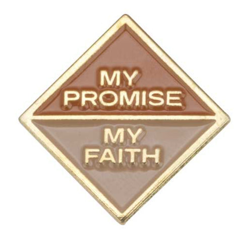 Girl Scouts Brownie My Promise, My Faith Pin - Year 2 - Basics Clothing Store