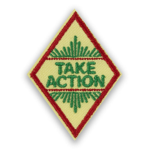 Girl Scouts Cadette Take Action Award Badge - basicsclothing
