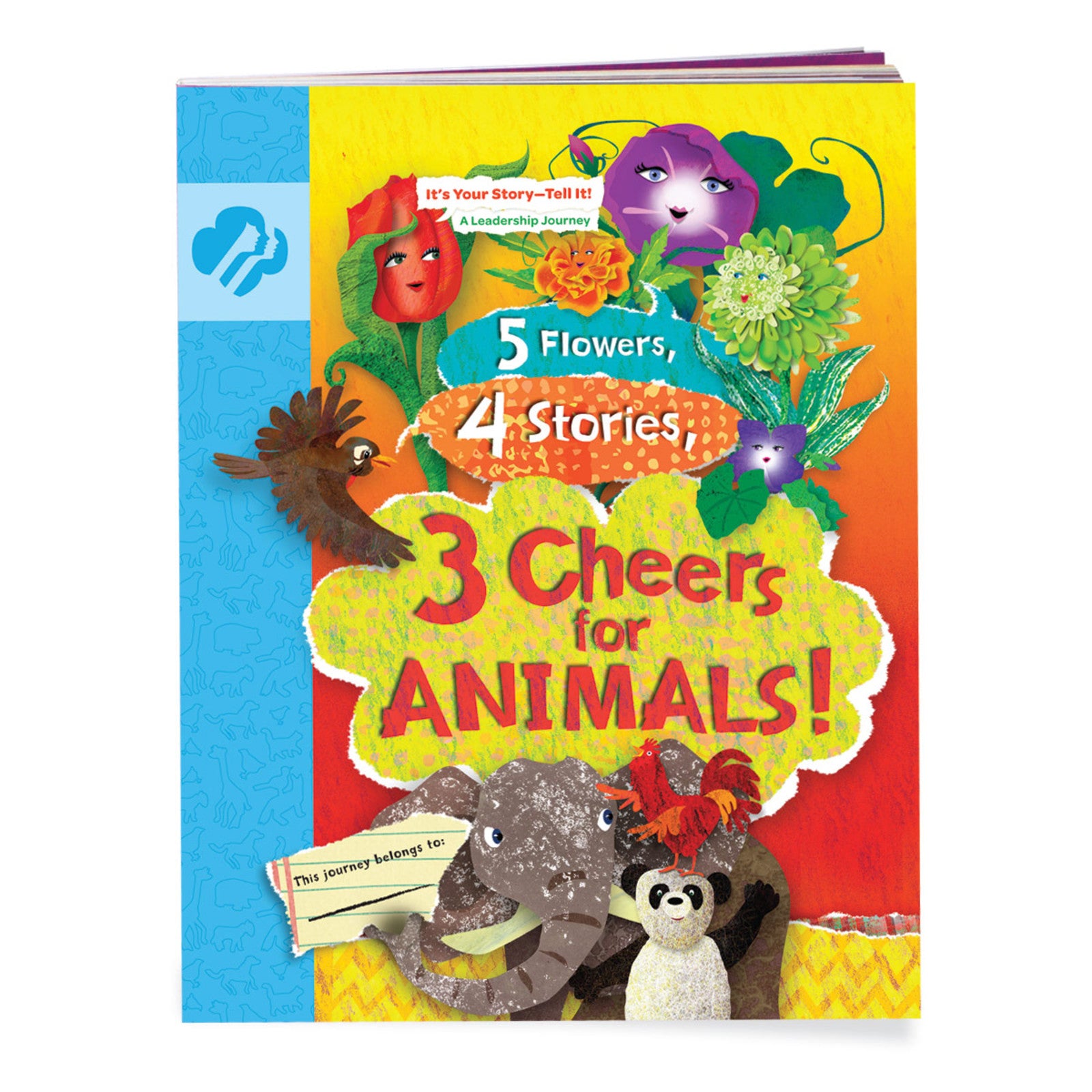 Girl Scouts Daisy 5 Flowers, 4 Stories, 3 Cheers For Animals! Journey Book - Basics Clothing Store