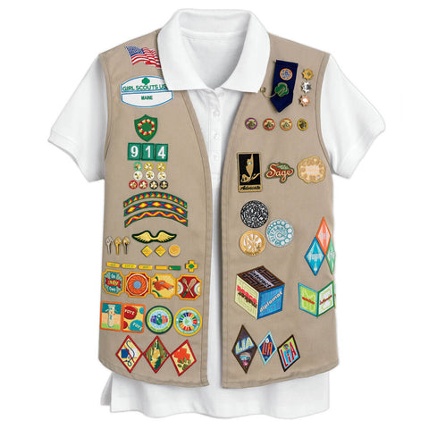 Girl Scouts Cadette, Senior and Ambassador Vest - Basics Clothing Store