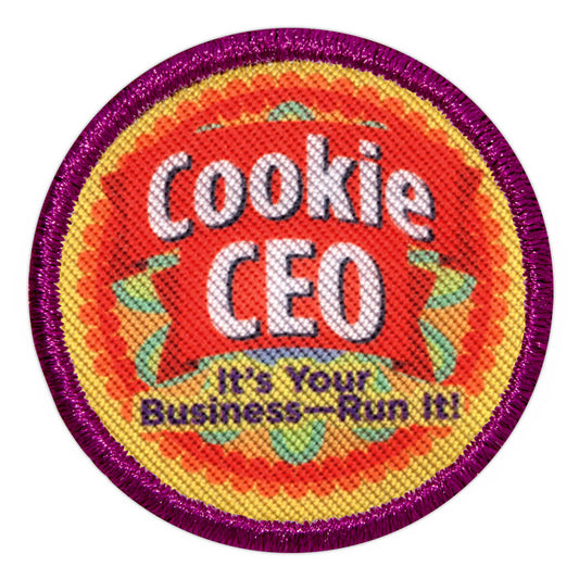 Girl Scouts Junior Cookie CEO Badge - Basics Clothing Store