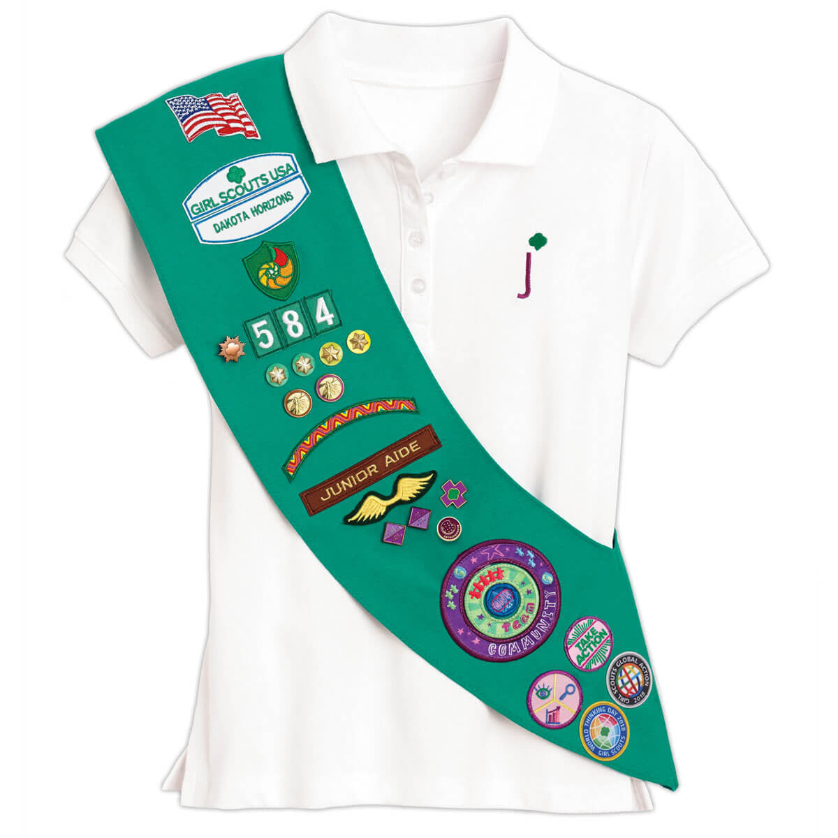 Girl Scouts Junior Sash - Basics Clothing Store